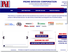 Tablet Screenshot of primedevices.com